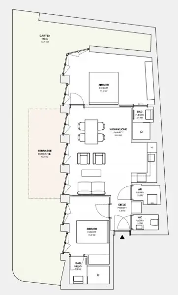 ++MOLLARD 50++ hochwertige 3-Zimmer-Wohnung mitten im Herzen der Stadt