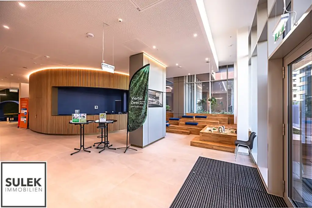 Exklusive 2 Zimmer Erstbezugswohnung inkl. Balkon, Poolnutzung, Fitnessraum & vielen Extras - Projekt Grünblick an der U2!