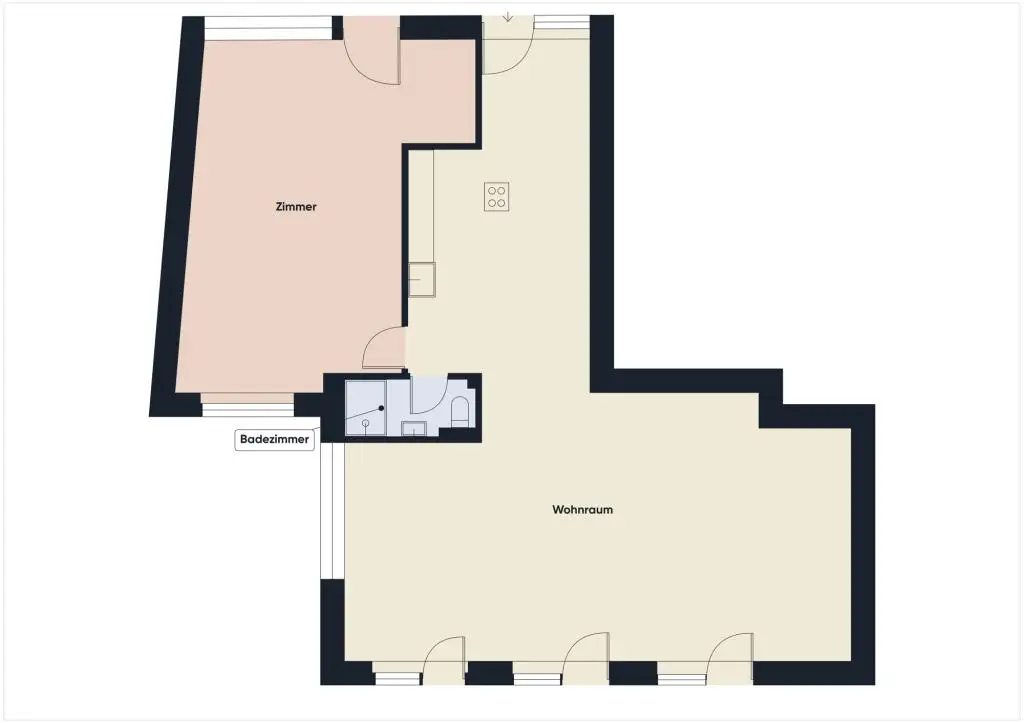 Ankommen und wohlfühlen! Gartenwohnung in angenehmer Gegend - erweiterbar auf 4 Zimmer!