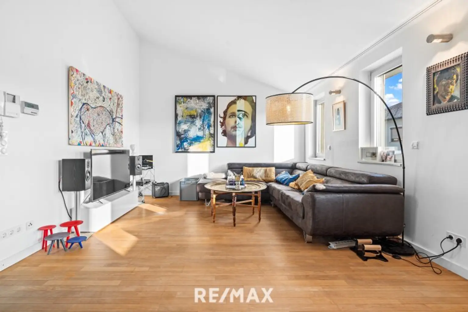 Wohnzimmer im OG - könnte auch abgetrennt werden