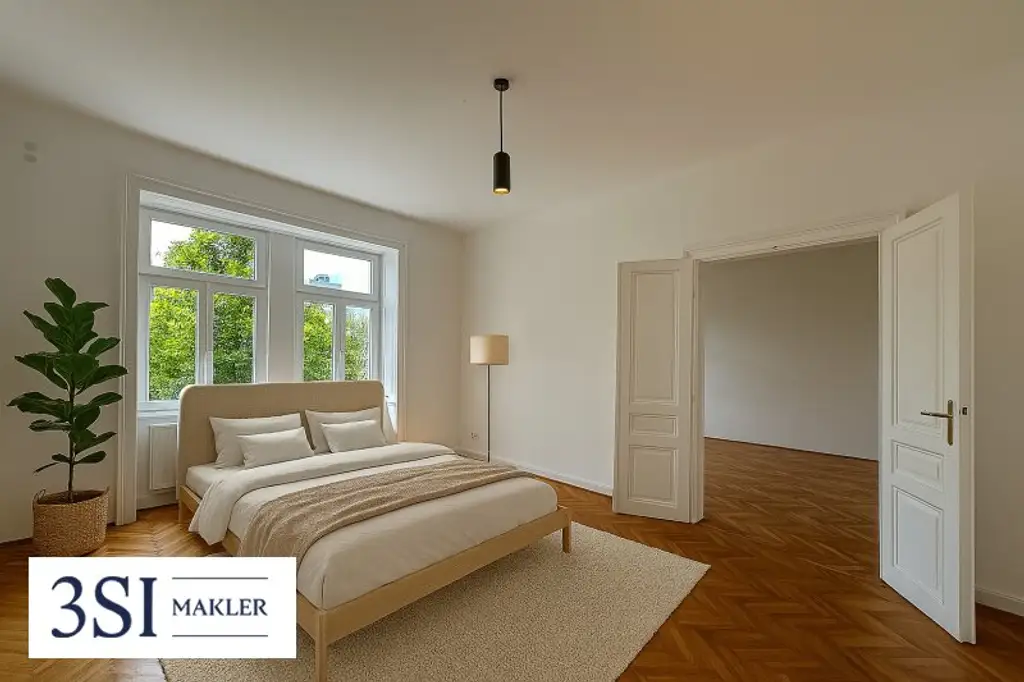 3-Zimmer Altbauklassiker direkt beim Donaukanal