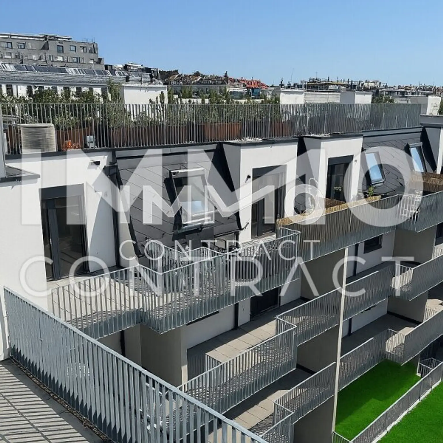 Projekt von Dachterrasse