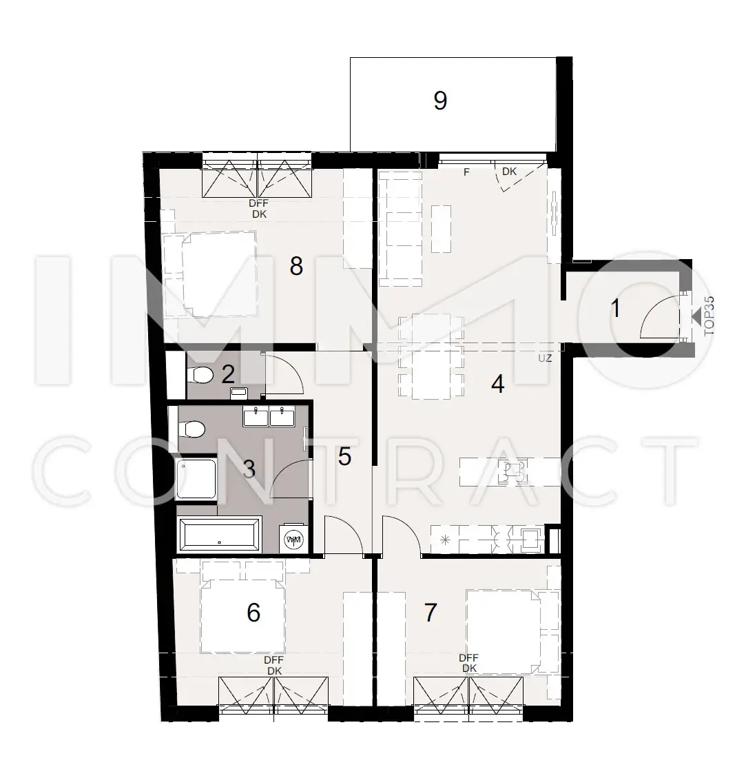 Familien aufgepasst: Reduzierte 4-Zimmer-Wohnung im 1. Dachgschoß sichern