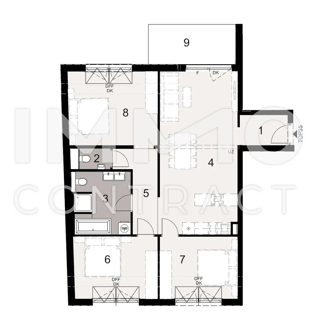 Familien aufgepasst: Reduzierte 4-Zimmer-Wohnung im 1. Dachgschoß sichern