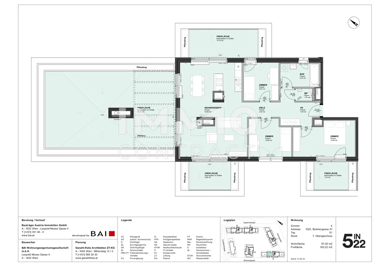 NACHMIETERSUCHE (Fotos folgen in Kürze): Moderne Neubauwohnung direkt an der U2 Aspernstraße