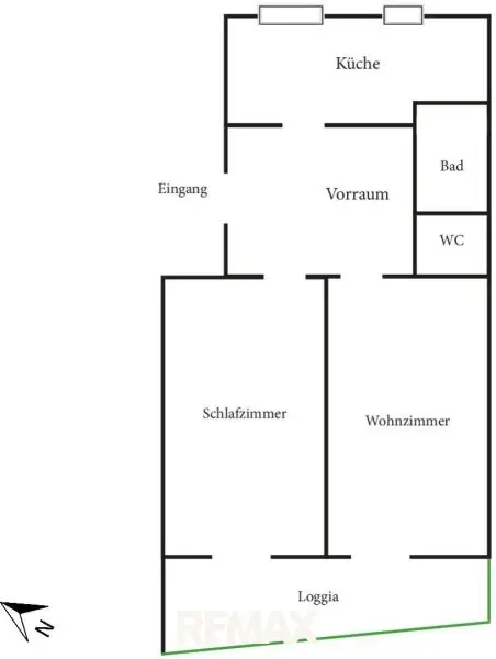11. ETW 1110 Wien - Grundriss