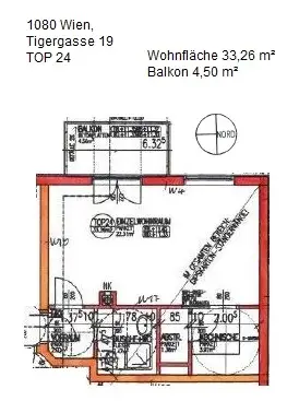 Vorsorgehit in bester Lage – 1-Zimmer-Wohnung mit Balkon im 8. Bezirk