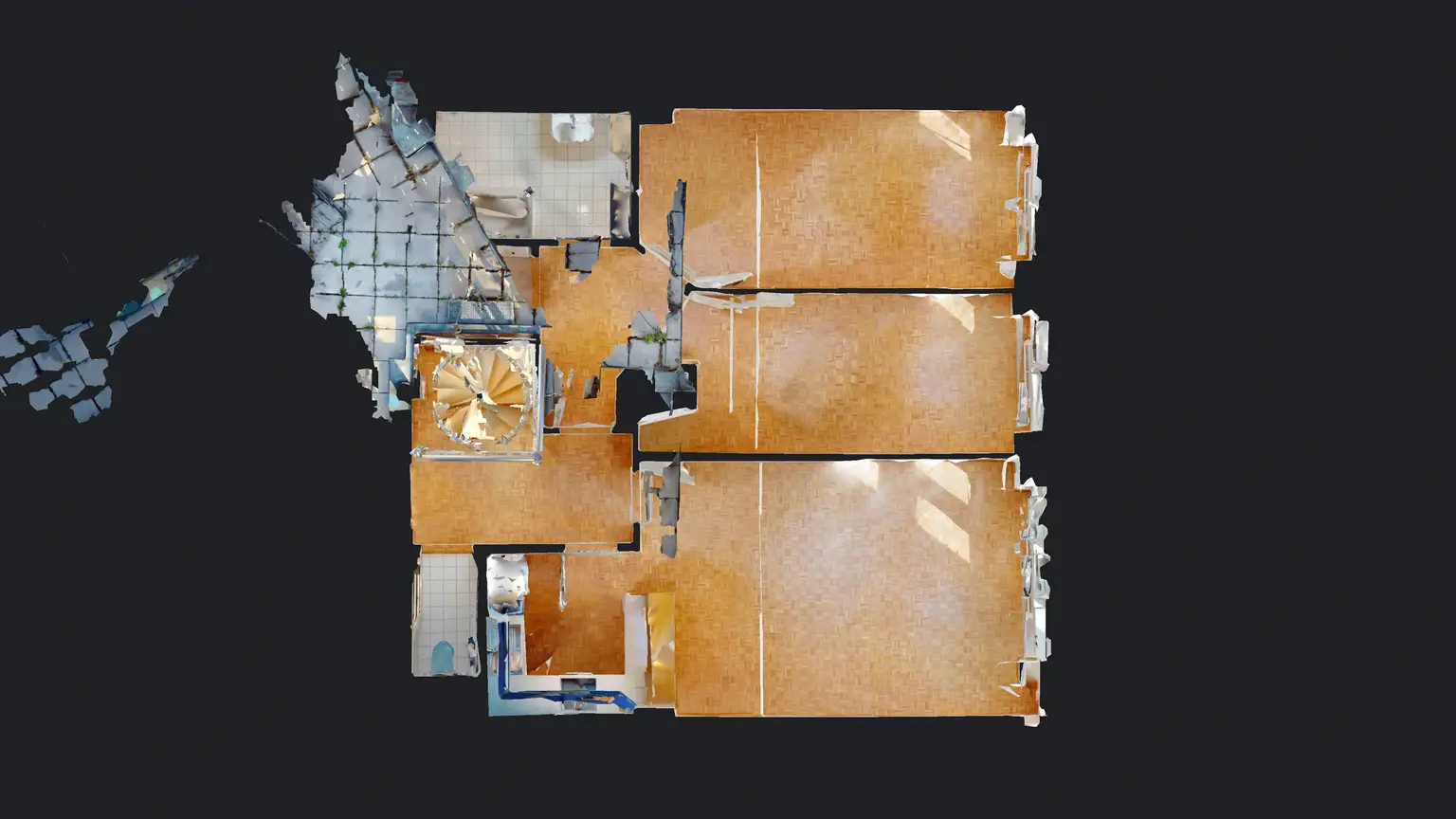 3-Zimmer-Wohnung mit privater Dachterrasse, Klimaanlage und Ruhelage