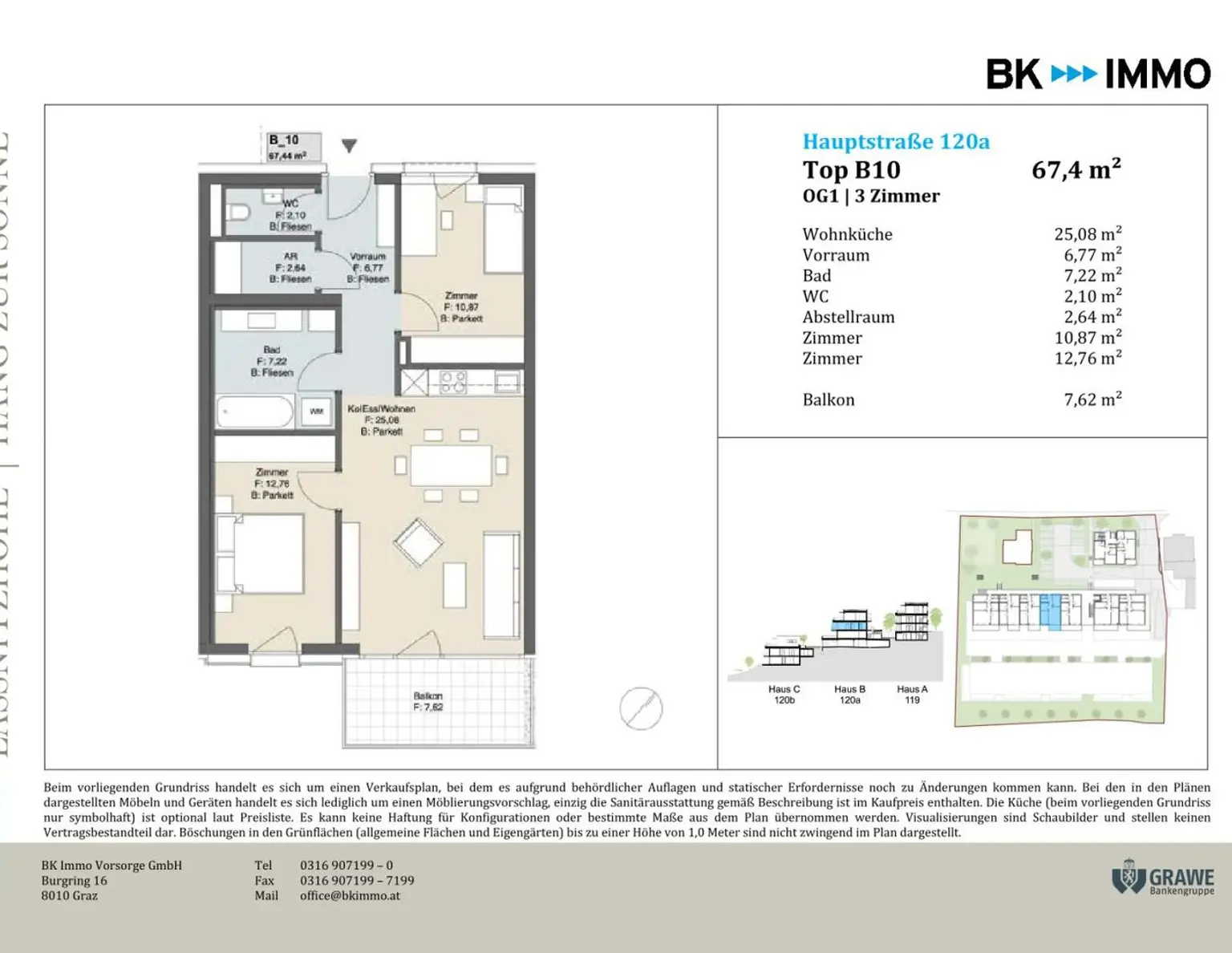 3-Zimmer-Wohnung mit traumhafter Aussicht und Balkon! **Laßnitzhöhe**