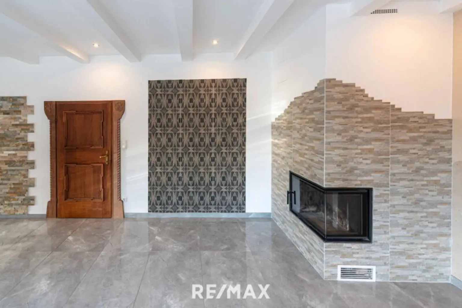 Kaminofen im Wohnbereich