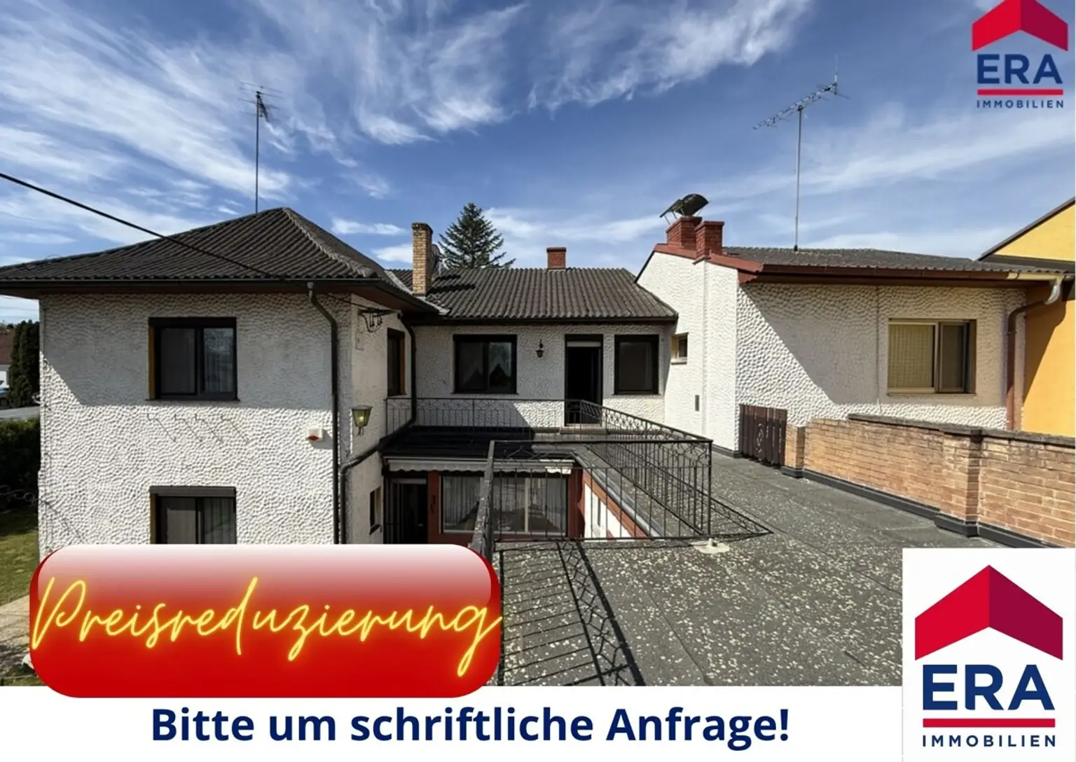PREISREDUZIERUNG: Großzügiges Ein- bzw. Zweifamilienhaus in Drösing in idyllischer Grünruhelage