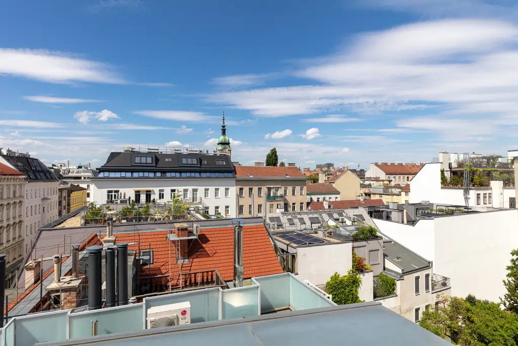 Karmelitermarkt - Penthouse mit Pool und Parkblick