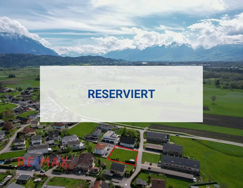 Ideales Grundstück für Ihr neues Eigenheim in Feldkirch/Bangs