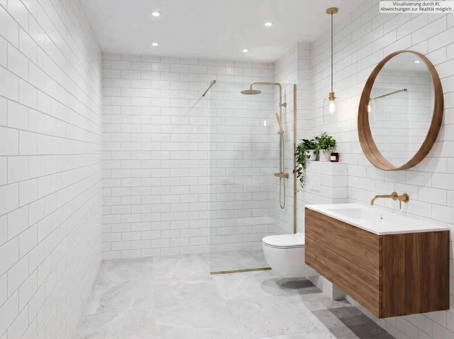 Badezimmer KI visualisiert