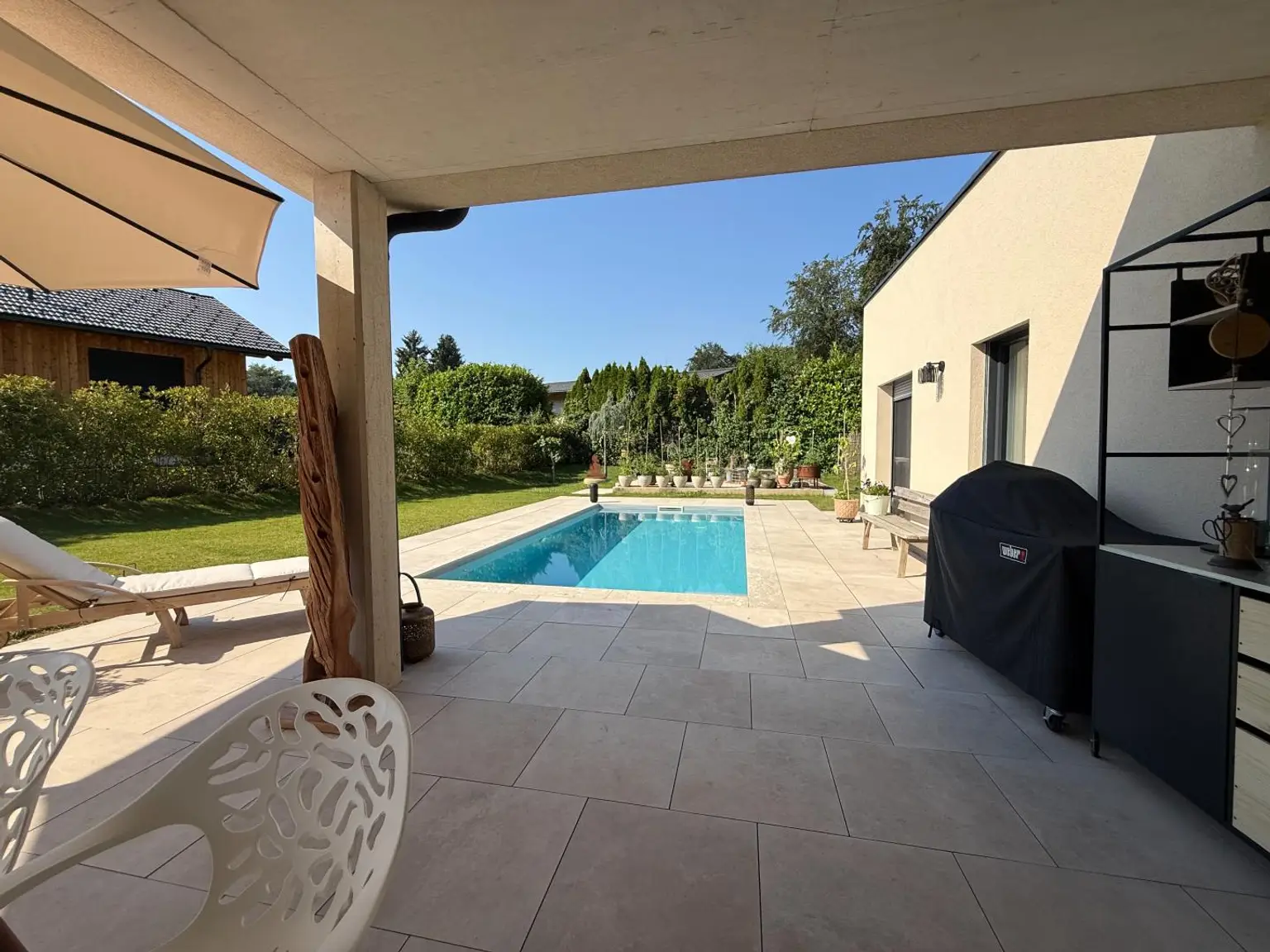 Überdachte Terrasse