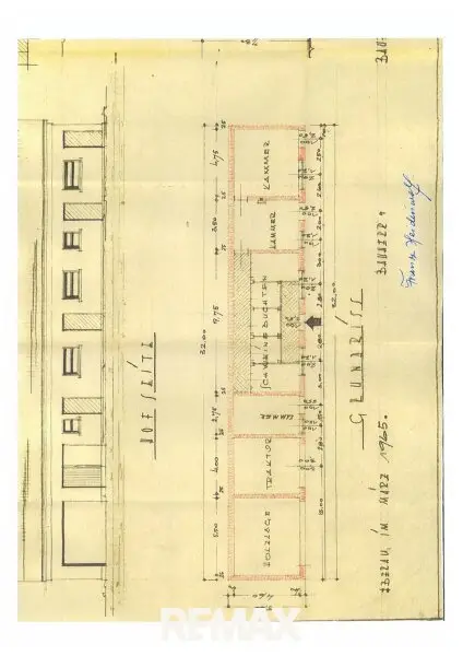 Plan Nebengebäude
