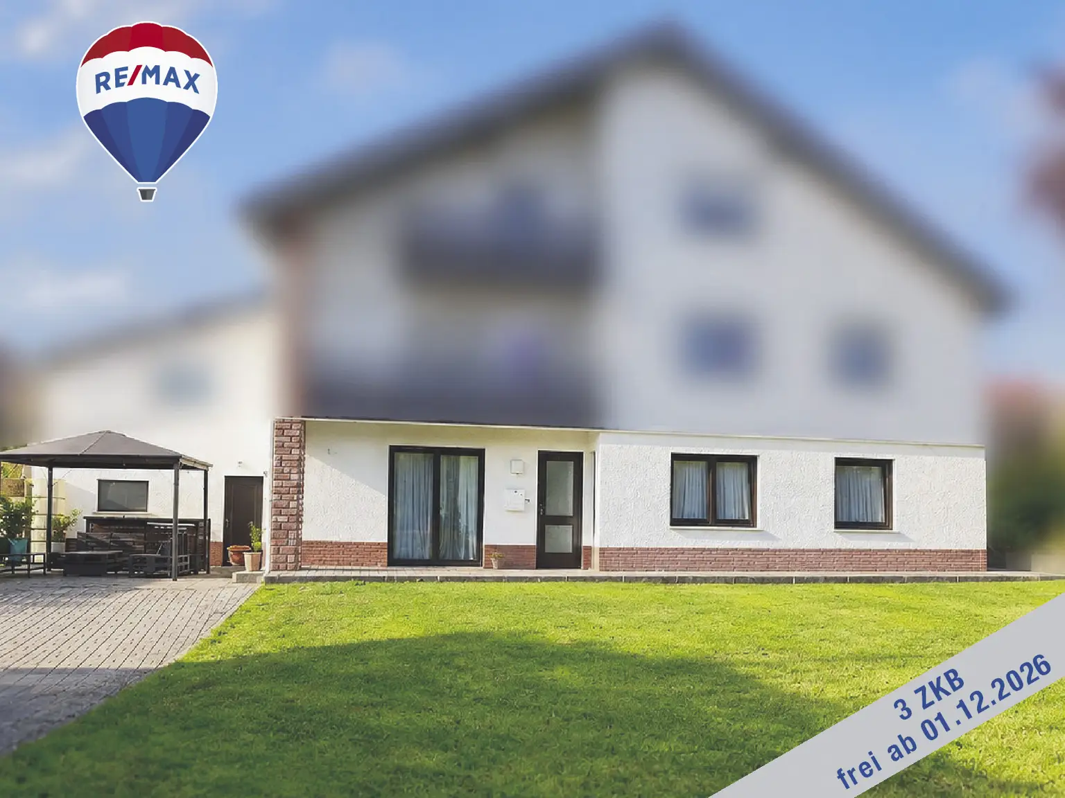 WOHNEN mit GARTENBLICK in Grügelborn – 
ruhige, ebenerdige Einliegerwohnung
mit Terrasse...!