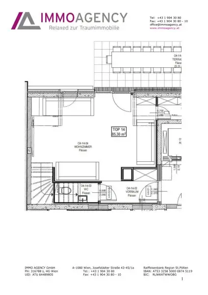 Exklusive Dachgeschoss-Wohnung: 4 Zimmer & 3 Terrassen (Heizkosten inkl.)