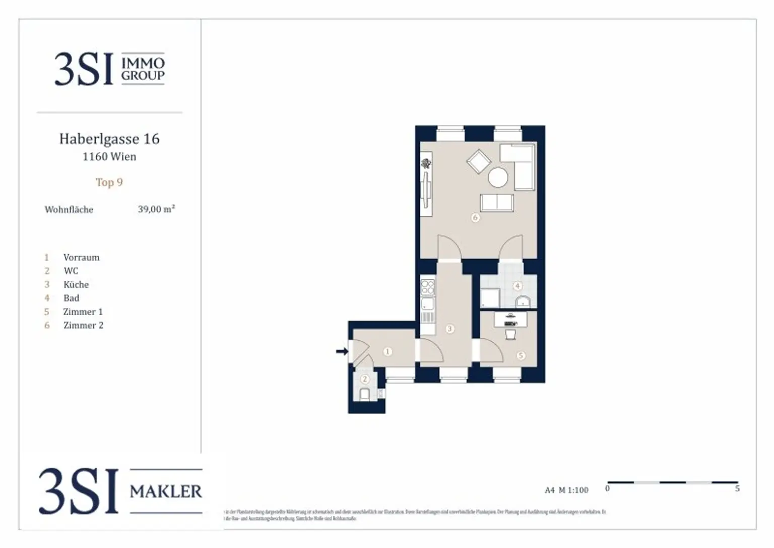 City-Apartment: Voll ausgestattet und ideal gelegen nahe Vogelweidpark!