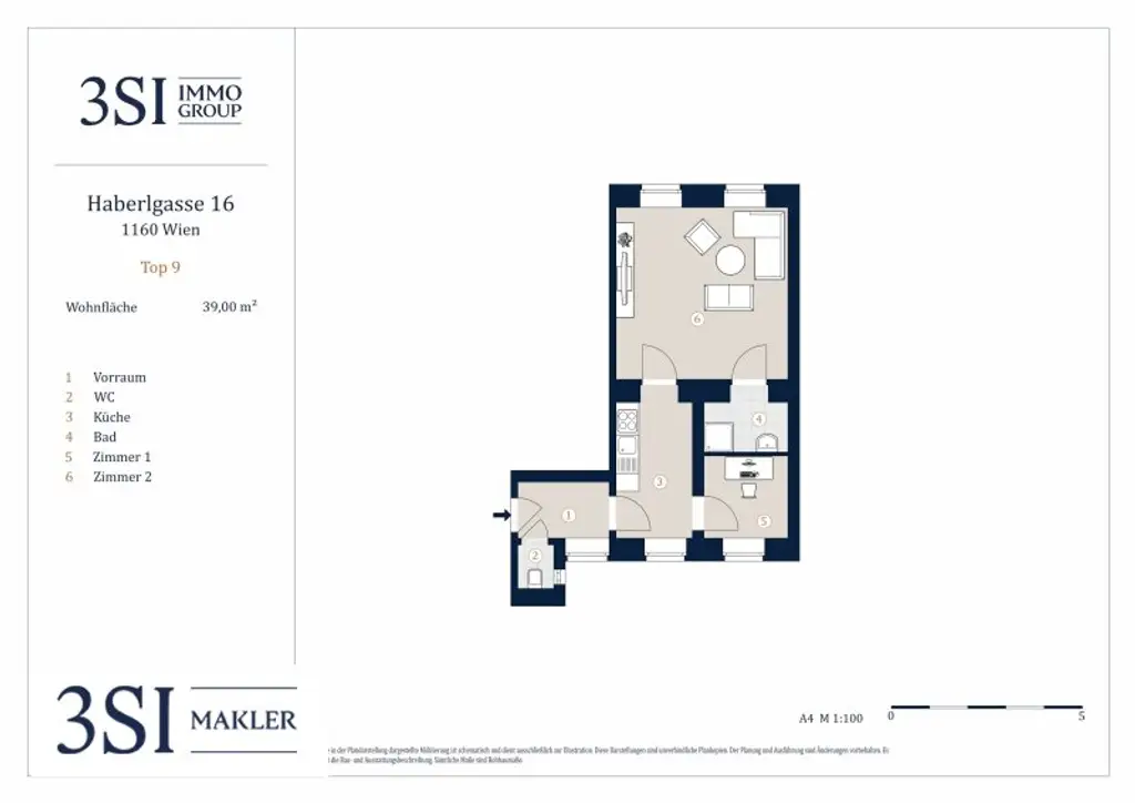 City-Apartment: Voll ausgestattet und ideal gelegen nahe Vogelweidpark!
