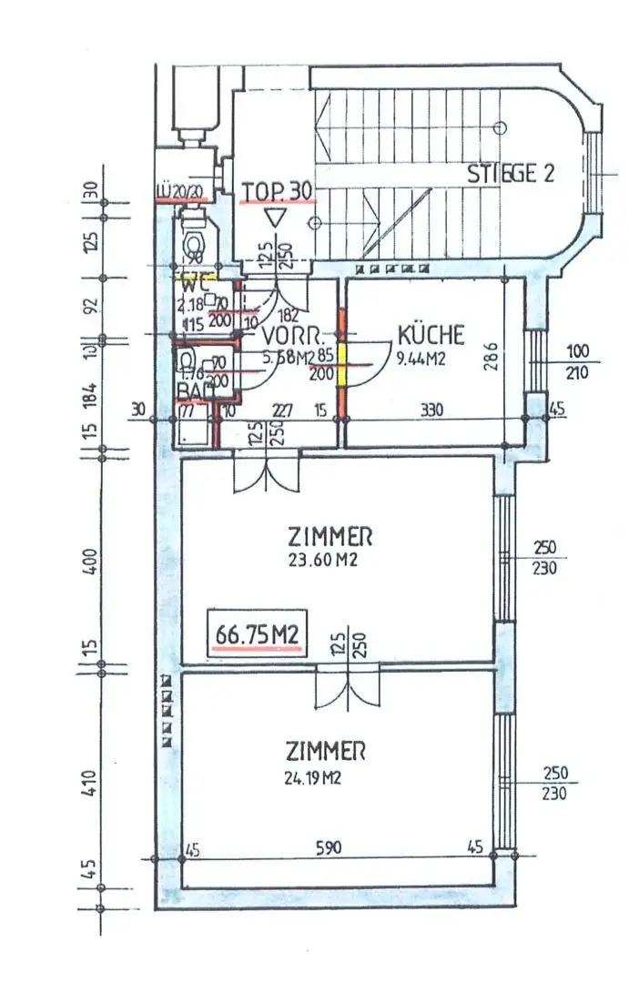 Mariahilferstrasse Obj.3349 Plan