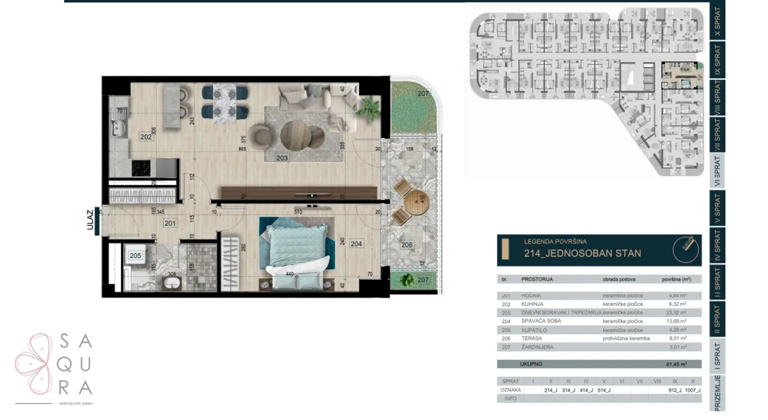 Morgenlicht & Eleganz – Apartment 912 in Bar