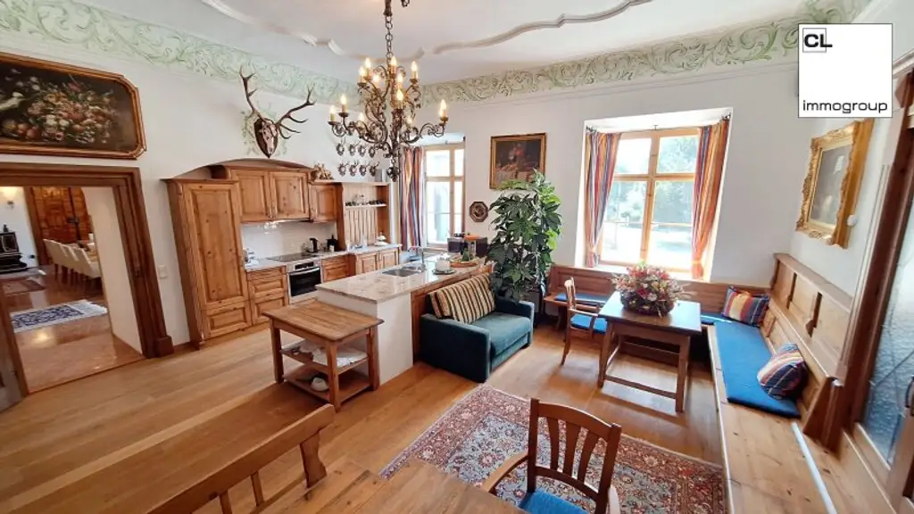 Exklusives Wohnen im Schloss Mondsee mit Badeplatzmitnutzung!
