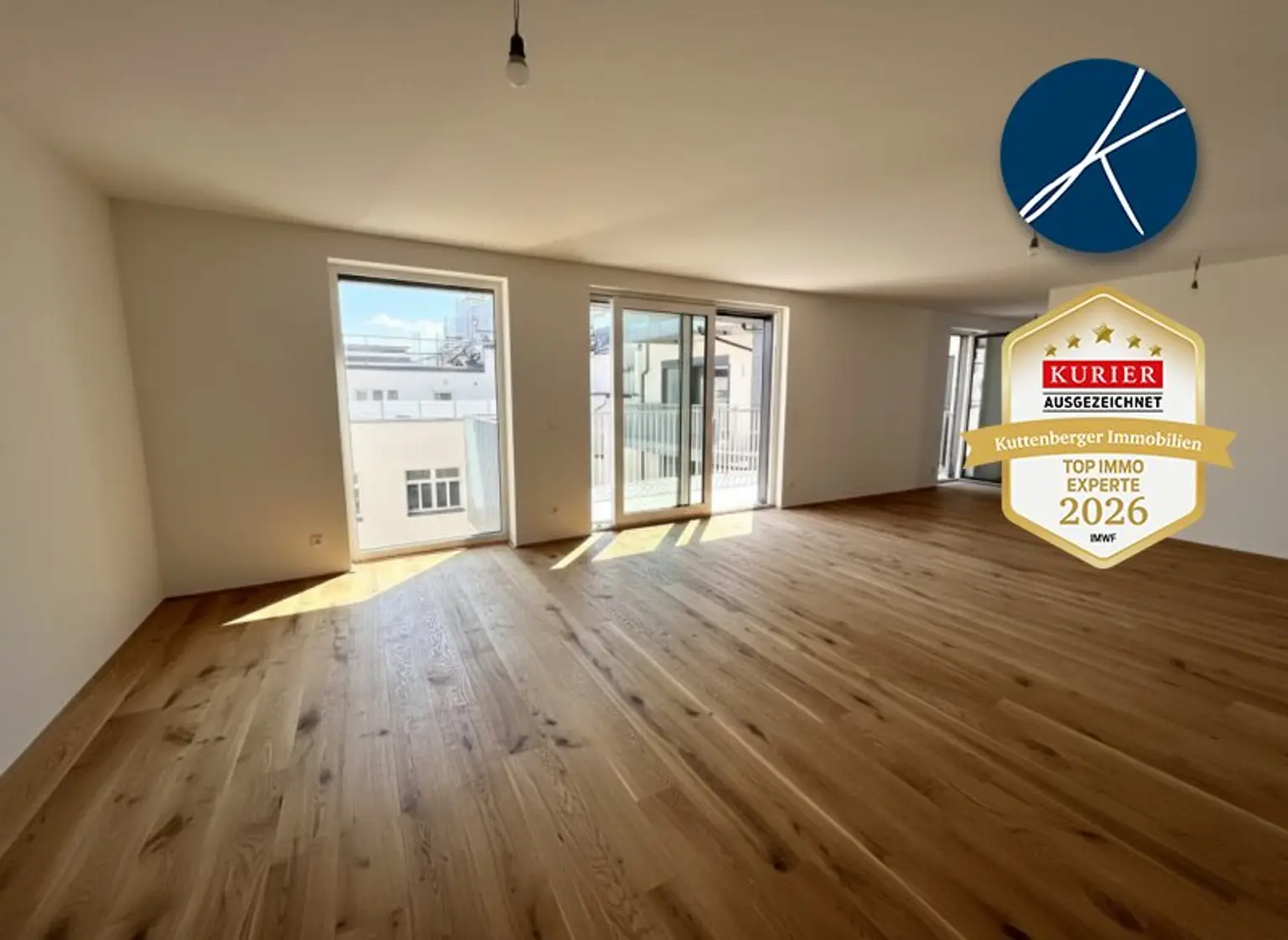 Wohnküche, Parkett, 45 m²