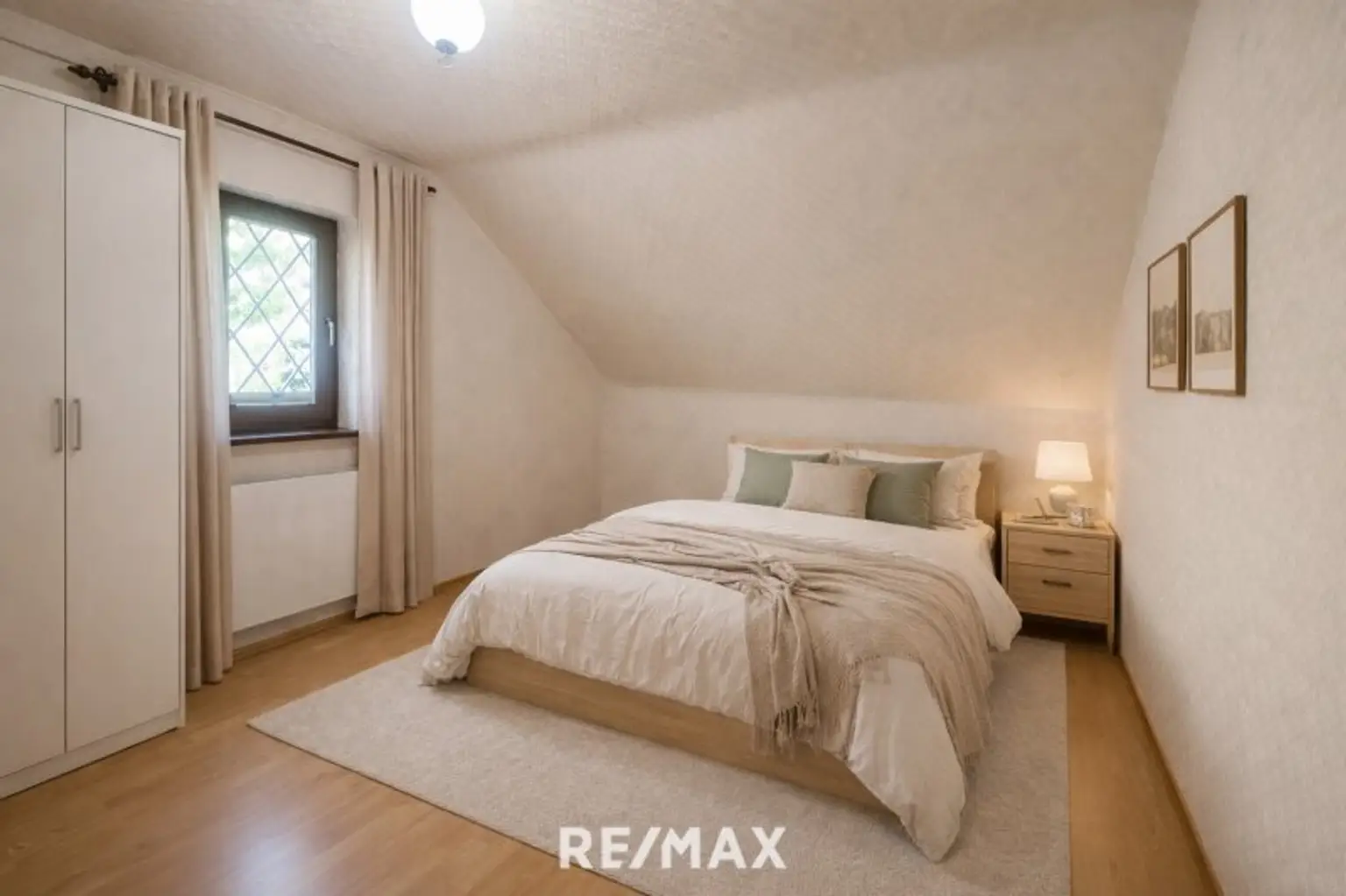 Schlafzimmer (virtuell eingerichtet)