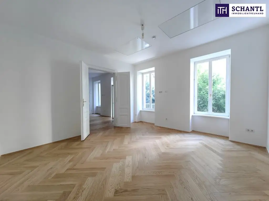WOW! TOP LAGE in unmittelbarer Nähe zum Augarten + teilsaniertes Altbaujuwel mit großzügigem Balkon + absolut ruhige Innenhoflage
