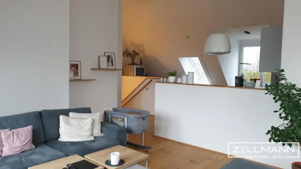 Wohnen über den Dächern von Mauer – Exklusive und neuwertige Dachterrassenwohnung mit Stil und Weitblick | ZELLMANN IMMOBILIEN