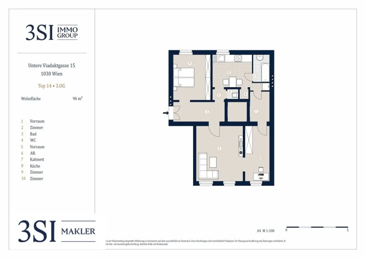 Stilvoller Altbau mit großzügigem Raumgefühl im Herzen des 3. Bezirks