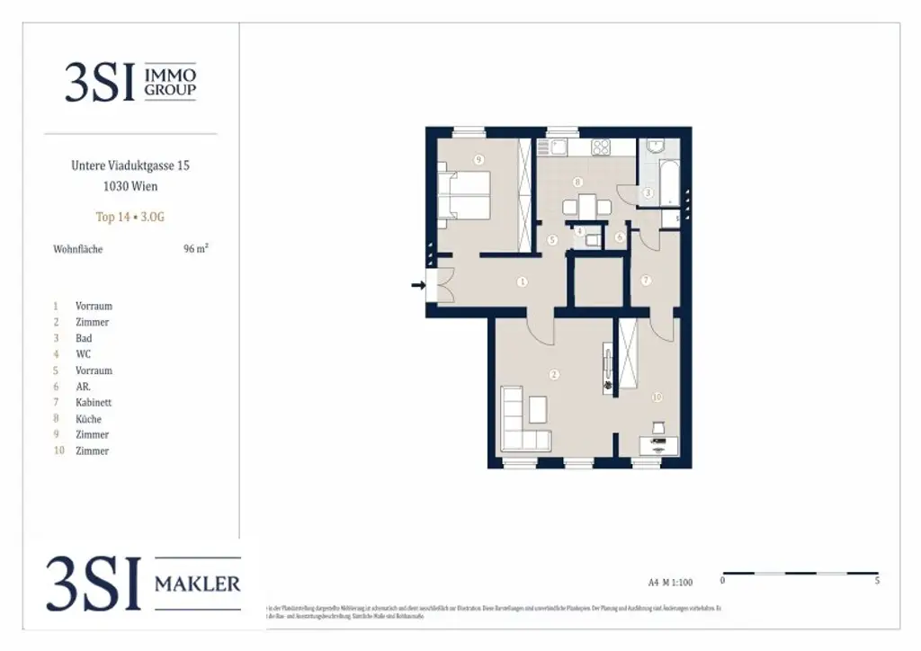 Stilvoller Altbau mit großzügigem Raumgefühl im Herzen des 3. Bezirks