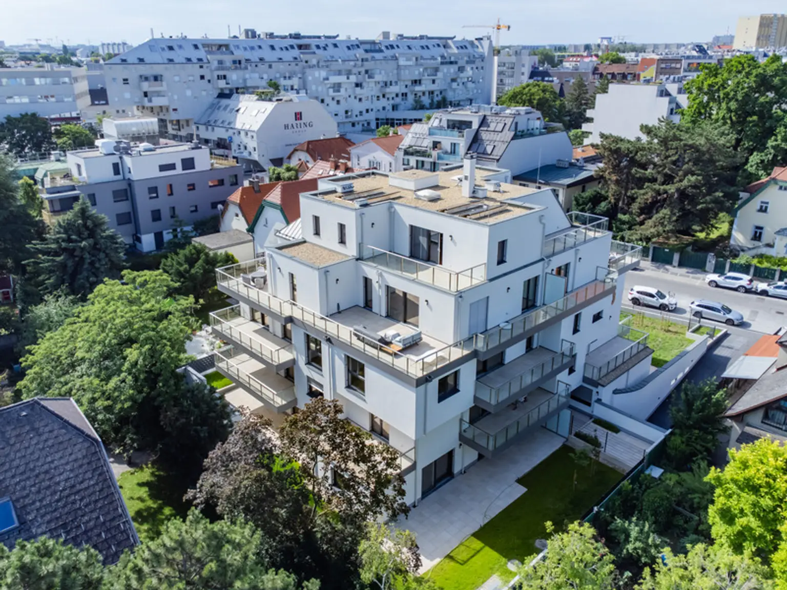 "Ganz oben. Angekommen": Premium-Penthouse mit 4 Zimmern und 3 Terrassen im 2. DG.