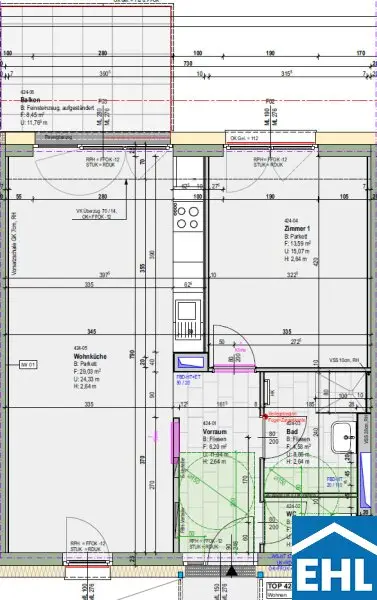 *Ab 01.12.* Ideal aufgeteilte 2-Zimmer-Wohnung mit Balkon!