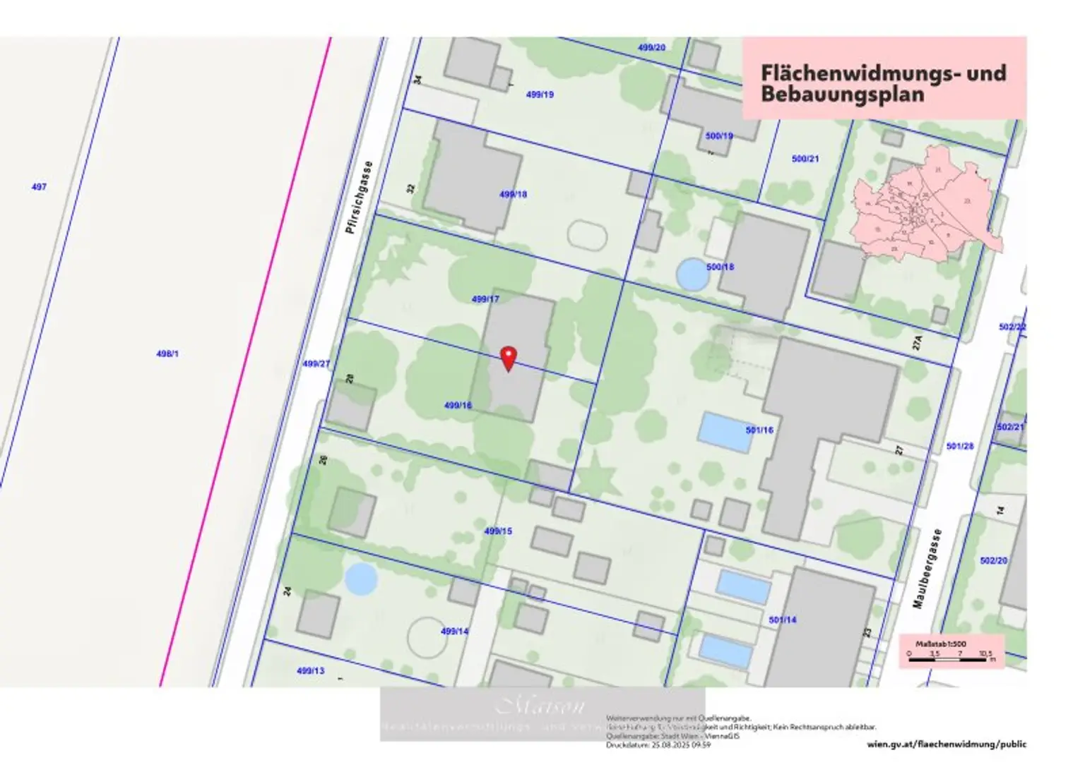 TRAUMHAFTES BAUGRUNDSTÜCK IN 1220 WIEN!