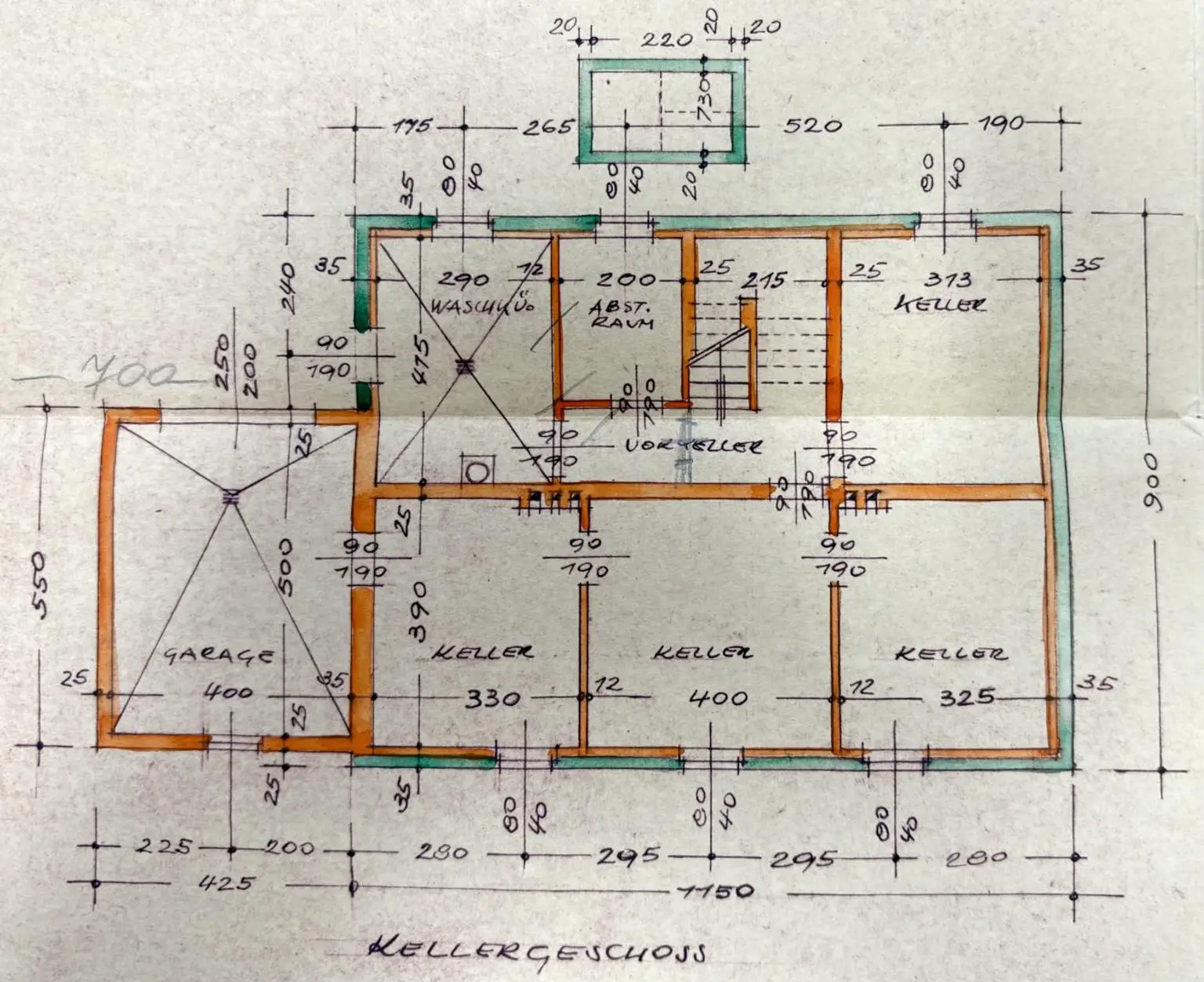 Grundriss - Kellergeschoss