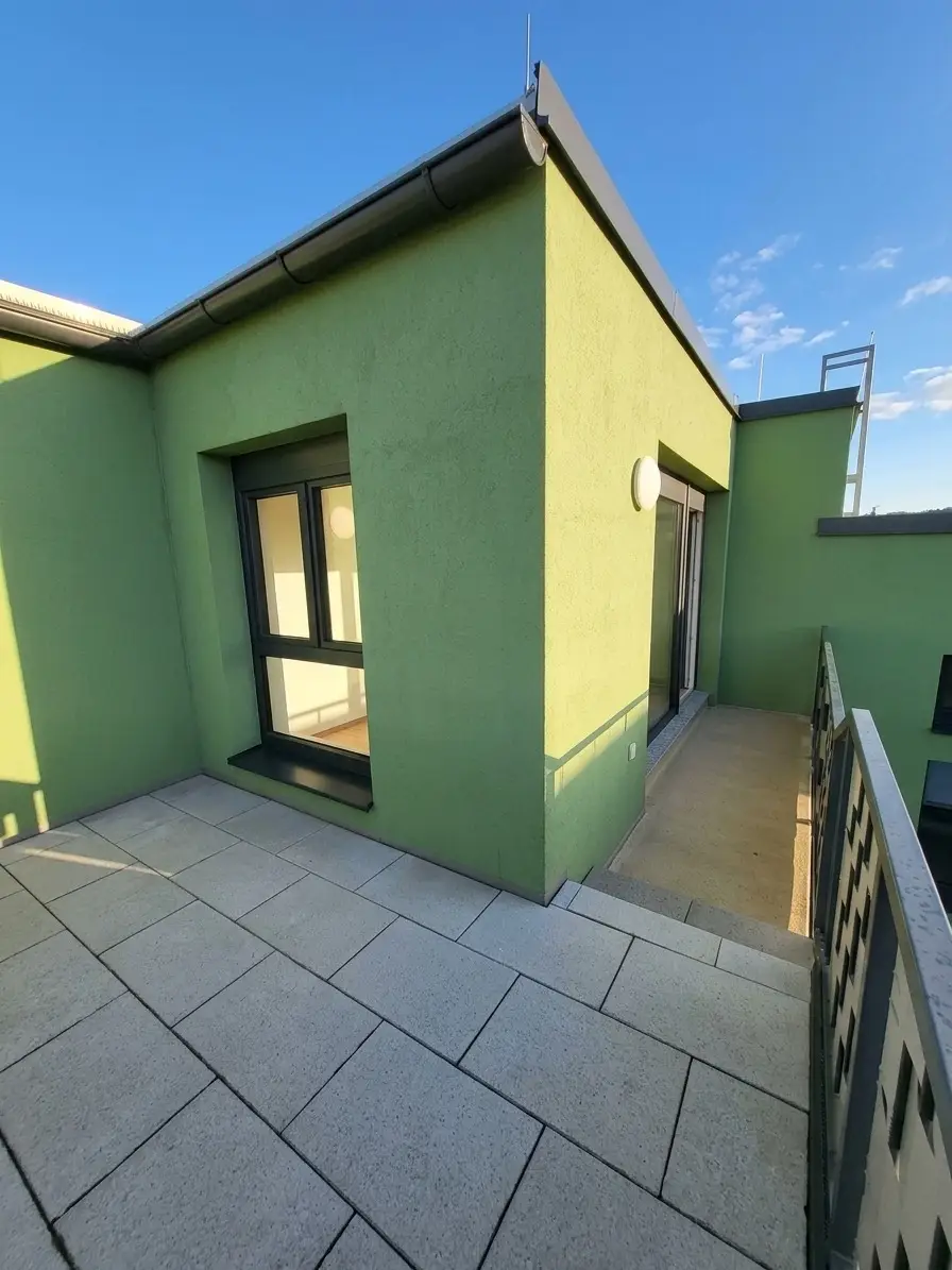 Neubau: Ca. 60 m² Wohnung mit ca. 12 m² Eckbalkon nach Nordwesten ausgerichtet