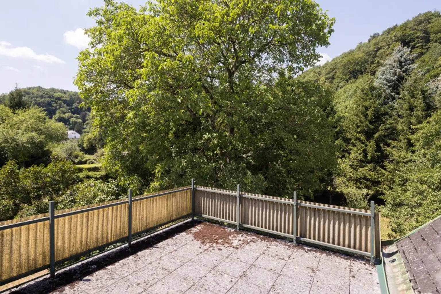 Möglichkeit einer Dachterrasse