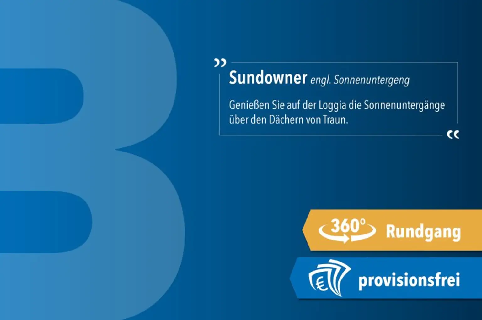 Sundowner | mit Küche