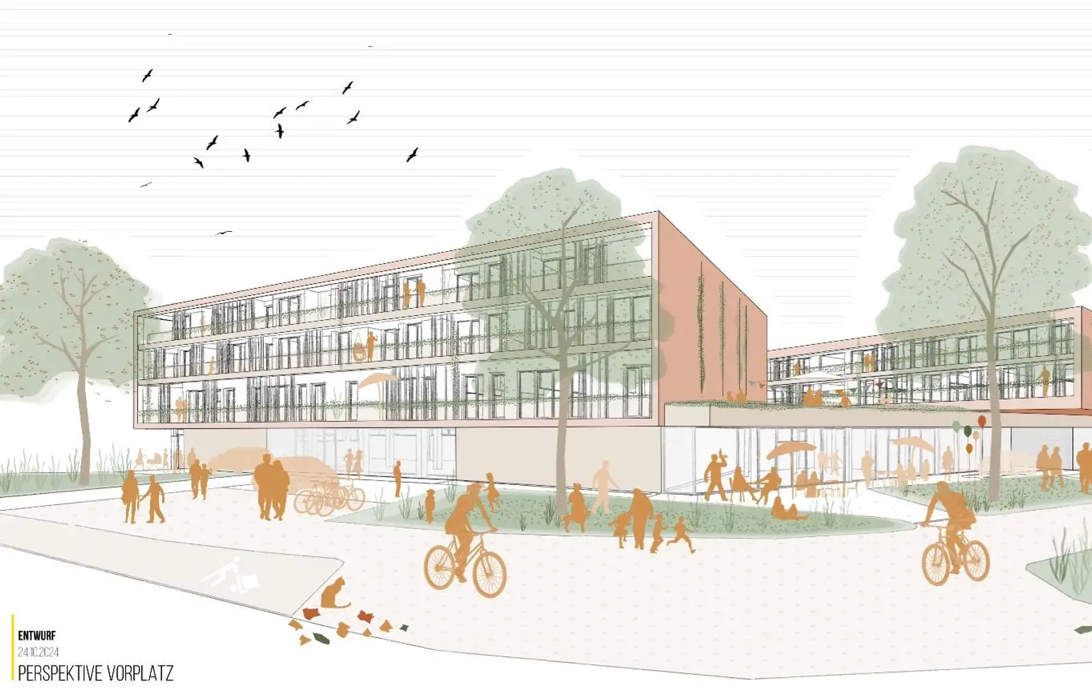 Perspektive Vorplatz