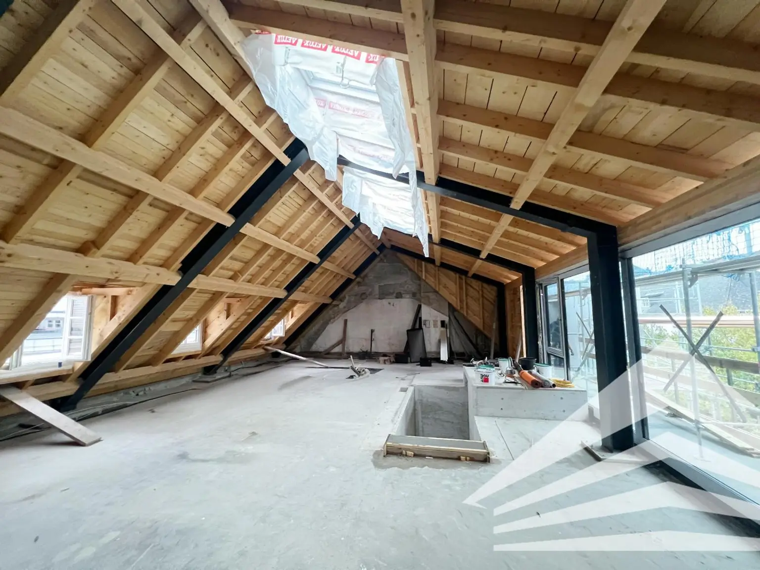 Baufortschritt Dachgeschoss Südost