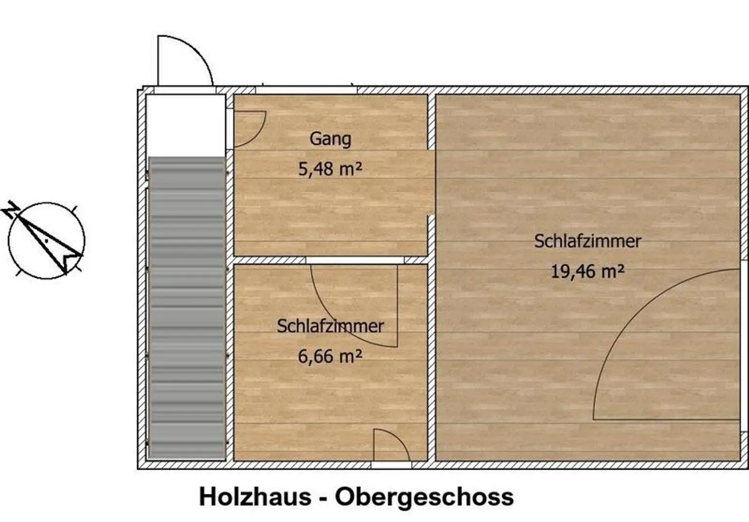 Holzhaus_-_Obergeschoss