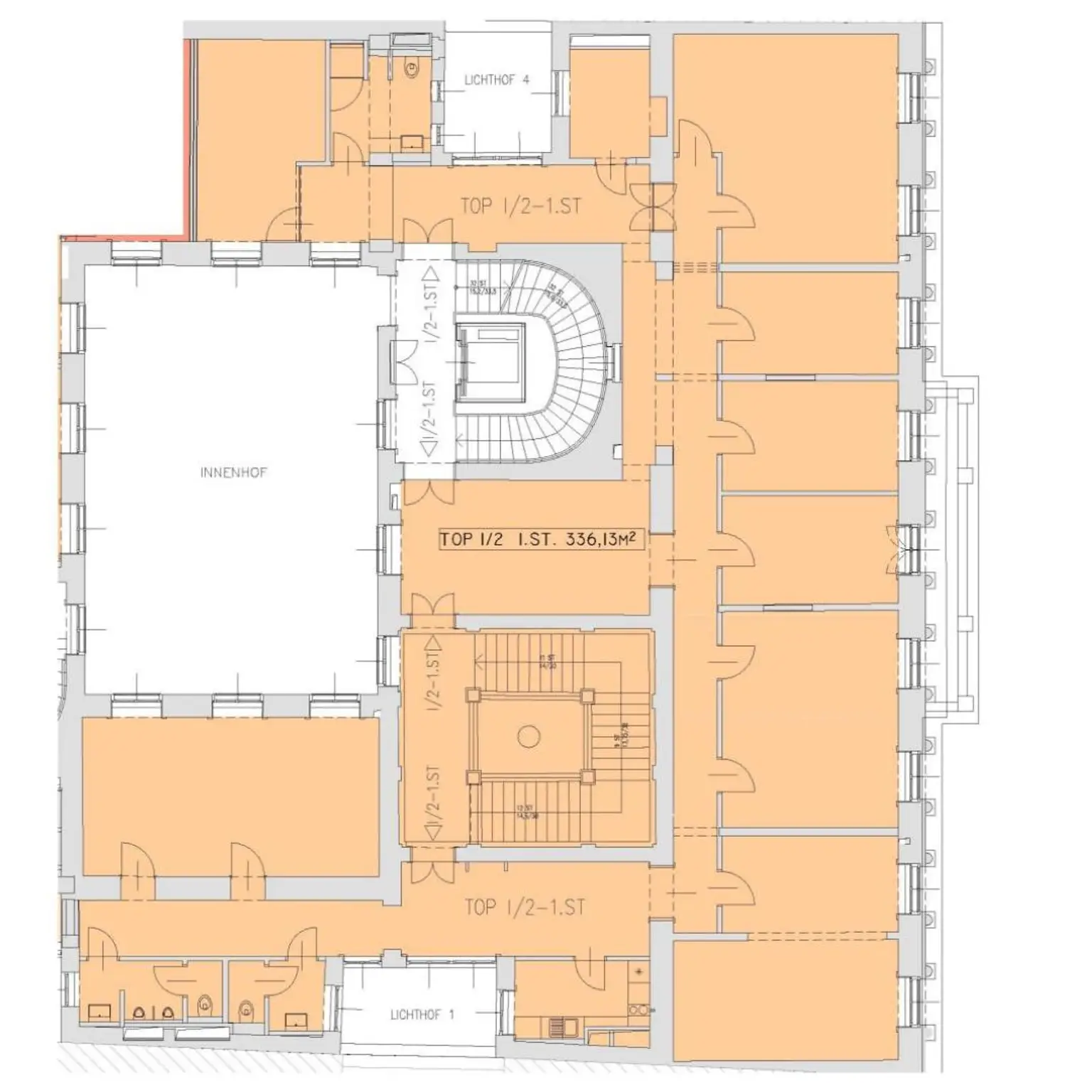 Büro / Ordination / Kanzlei beim Schwarzenbergplatz - 661 m²