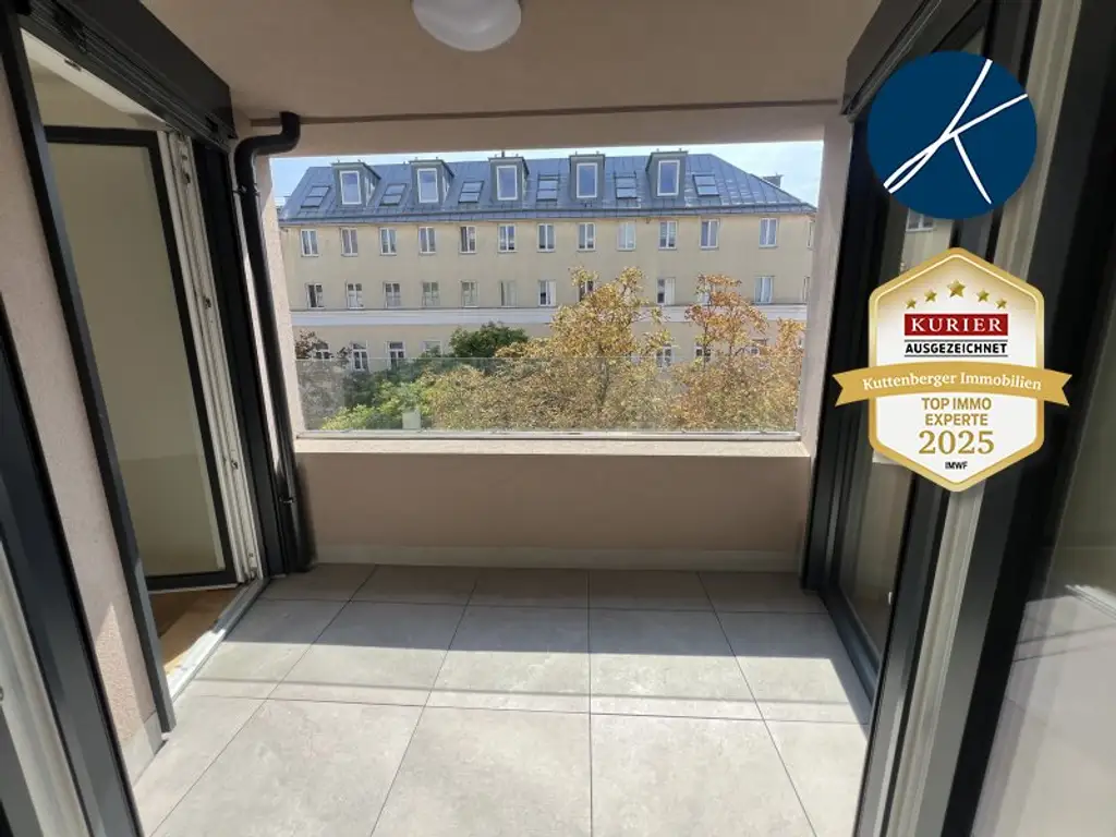 *Superprojekt: ''Über den Baumwipfeln" Top 44 Erstklassige 2-Zimmer Loggia-Wohnung + TRAUMHAFTE SÜDAUSRICHTUNG mit Blick auf die Kastanienbäume