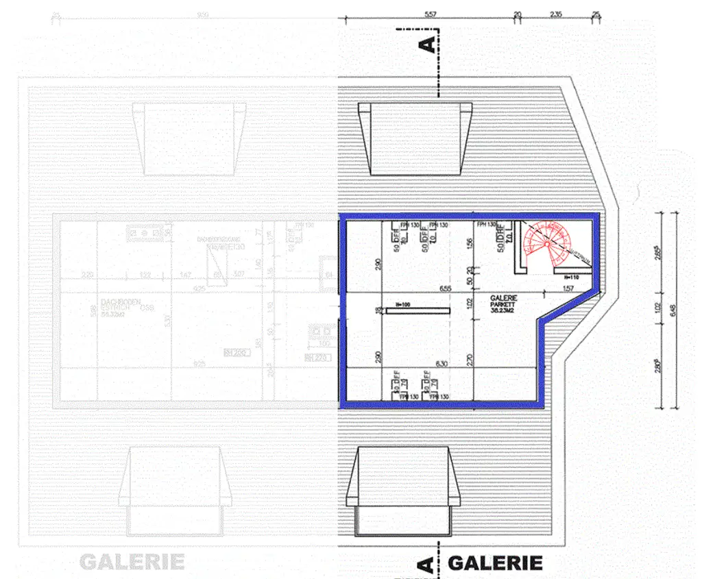 Maisonette - Mietwohnung  mit Galerie