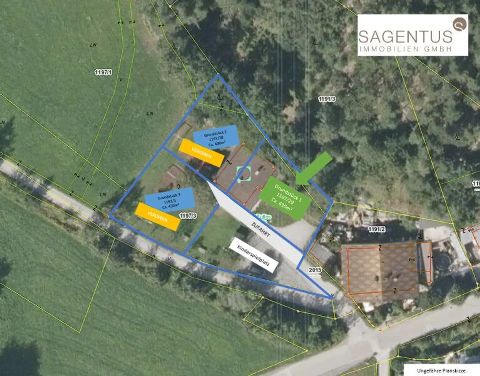 Letztes verfügbares Grundstück: Sonniges Baugrundstück nahe Innsbruck im GRÜNEN - PERFEKT für die ganze FAMILIE!