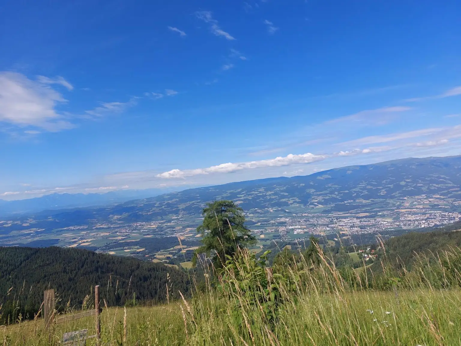 Blick über das untere Lavanttal