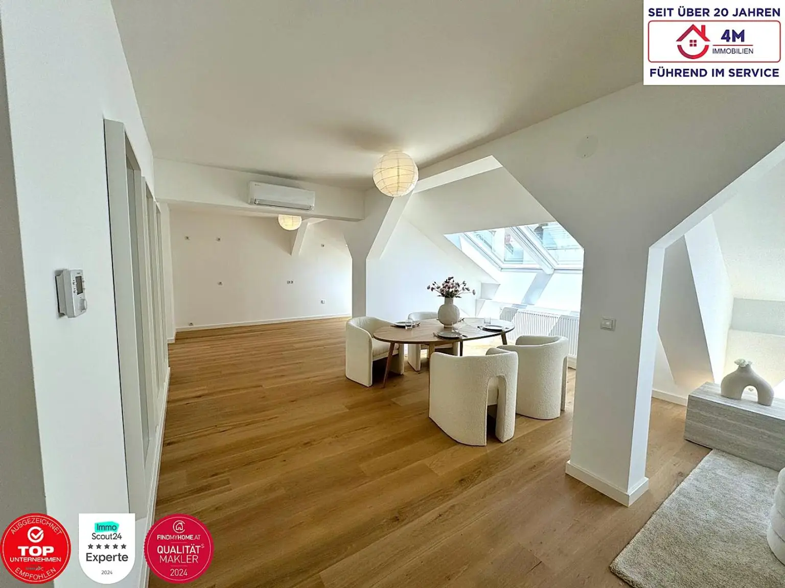 Exklusives Dachgeschoss im Stilaltbau – 132 m² Wohnluxus im 3. Bezirk