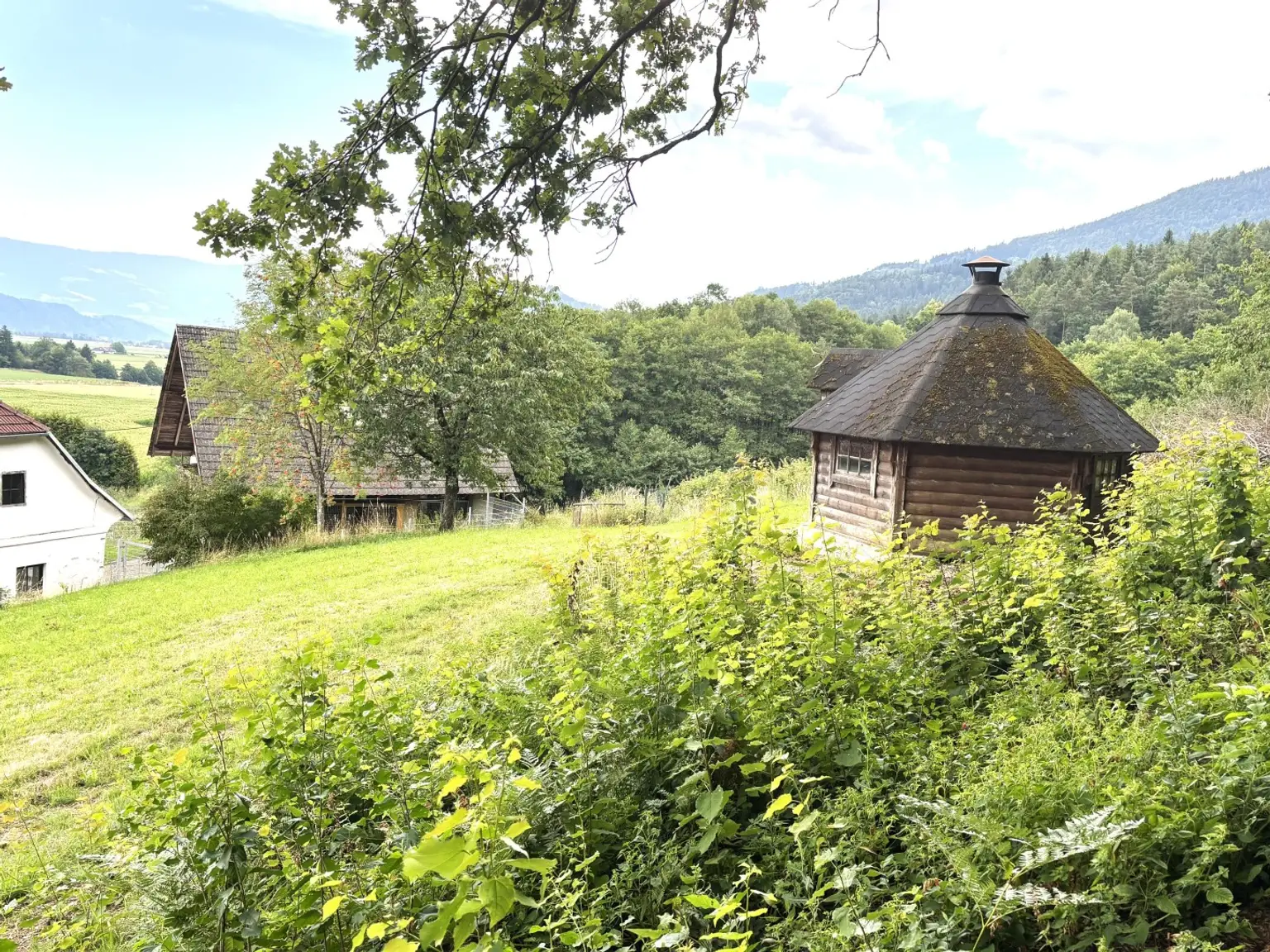 KLEINLANDWIRTSCHAFTLICHES JUWEL! CA.10 HEKTAR WALD! WIESEN! BETRIEBSFLÄCHEN!
